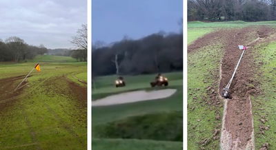 Vandals have destroyed an Essex golf club