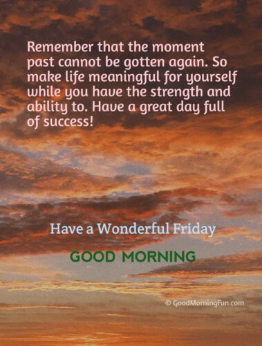 Good Morning Friday Quotes With Images