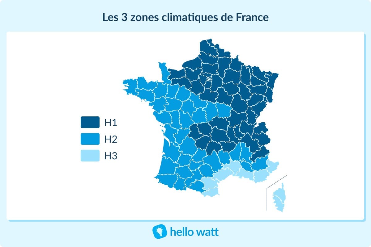 Zones climatiques France