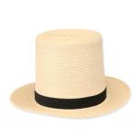  Victorian,Old West,Edwardian Mens Hats Ivory Straw Top Hats |Antique, Vintage, Old Fashioned, Wedding, Theatrical, Reenacting Costume |