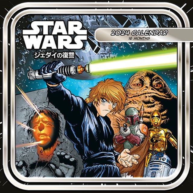 Star Wars Anime 2024 Square Calendar Calendar Free shipping over £