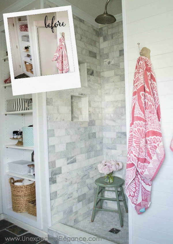 A Beautiful Tiled Shower