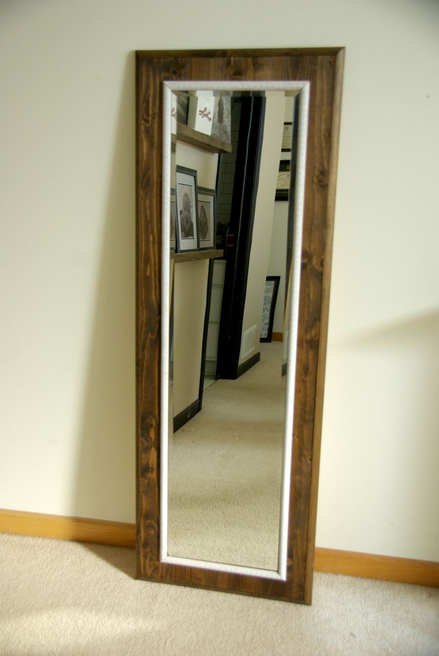 DIY mirror frame freestanding