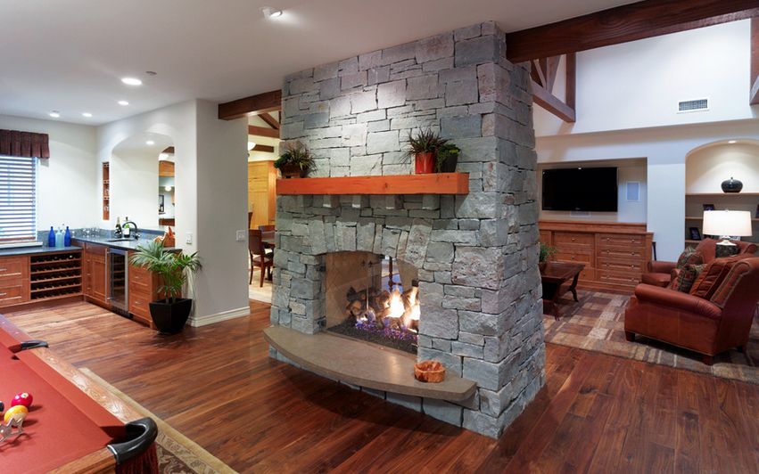 Alpine Mantel and Electric LED Fireplace