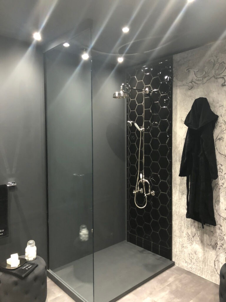 modern shower