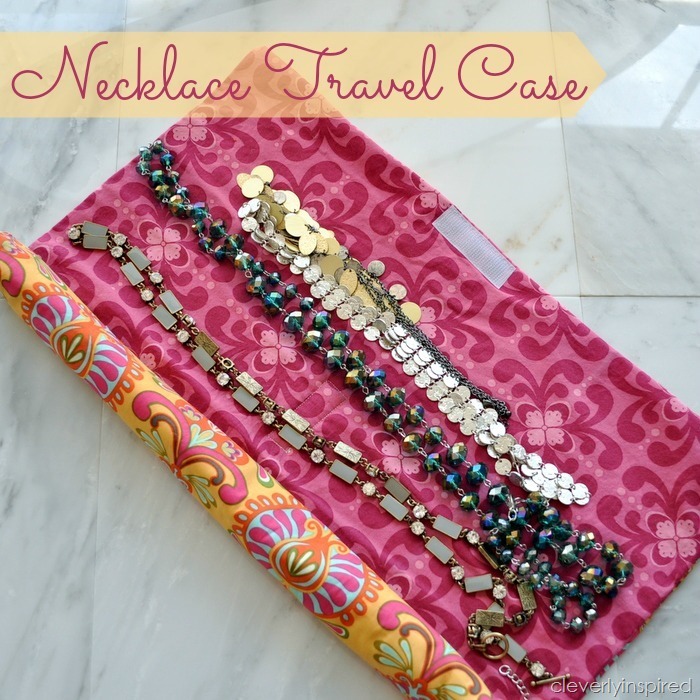 DIY Travel Necklace Holder