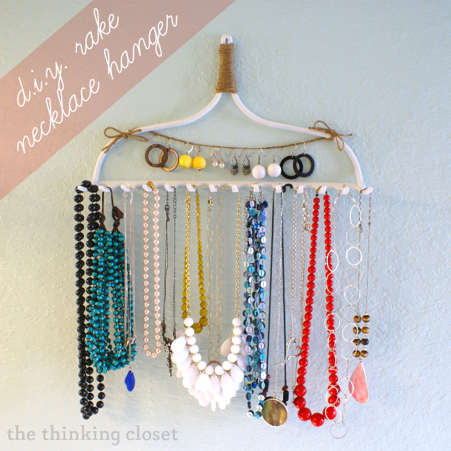 Sweet Rake Hanger Necklace Holder