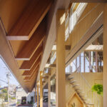 Japanese studio Tatsuya Kawamoto Associates house in Ichinomiya Japan roof 150x150