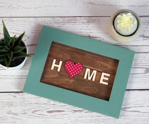 DIY Popsicle Stick Wall Art for A Welcoming Home