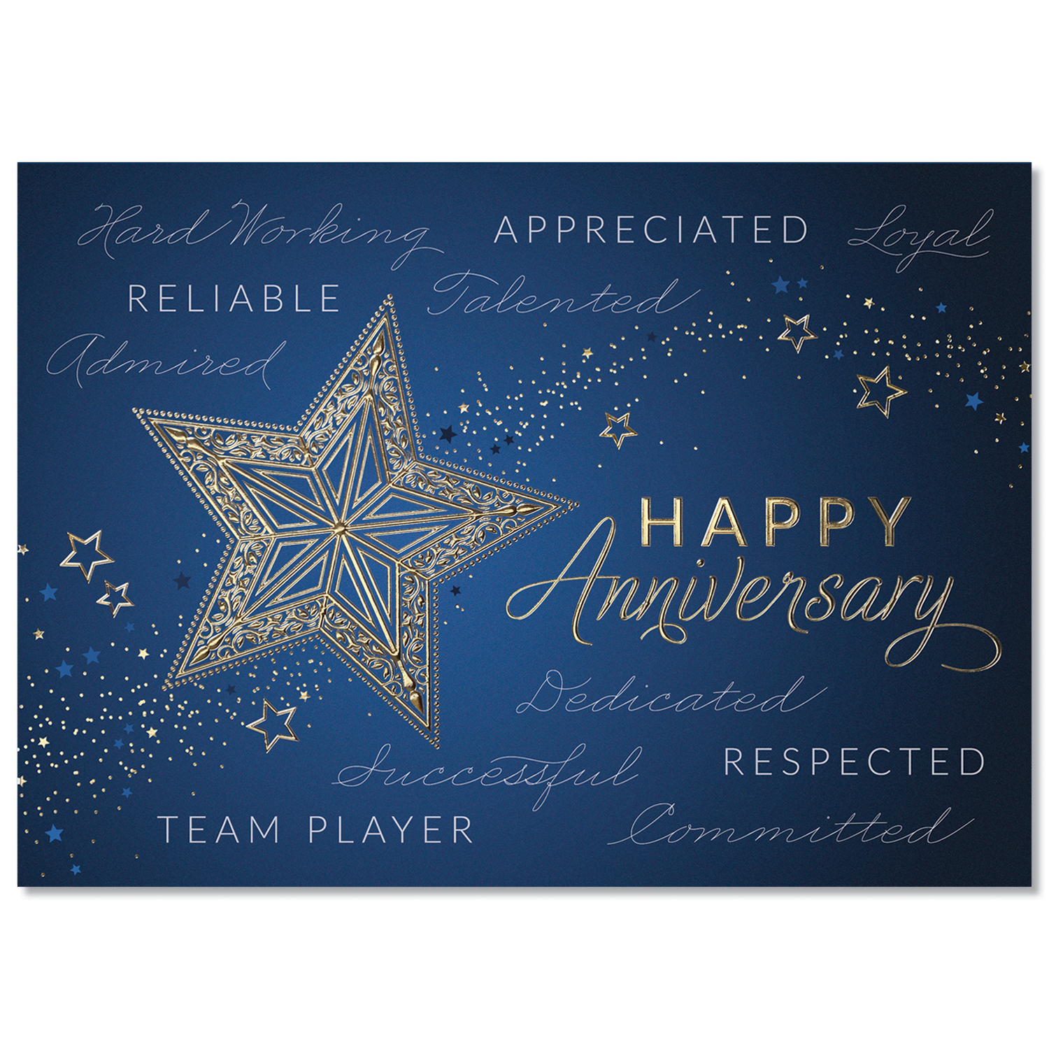 Star Celebration Anniversary Card | HRdirect