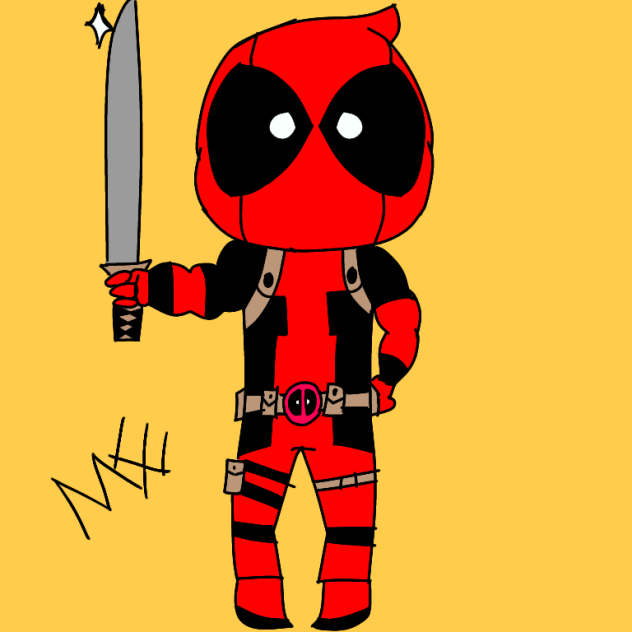 Chibi Deadpool - ibisPaint