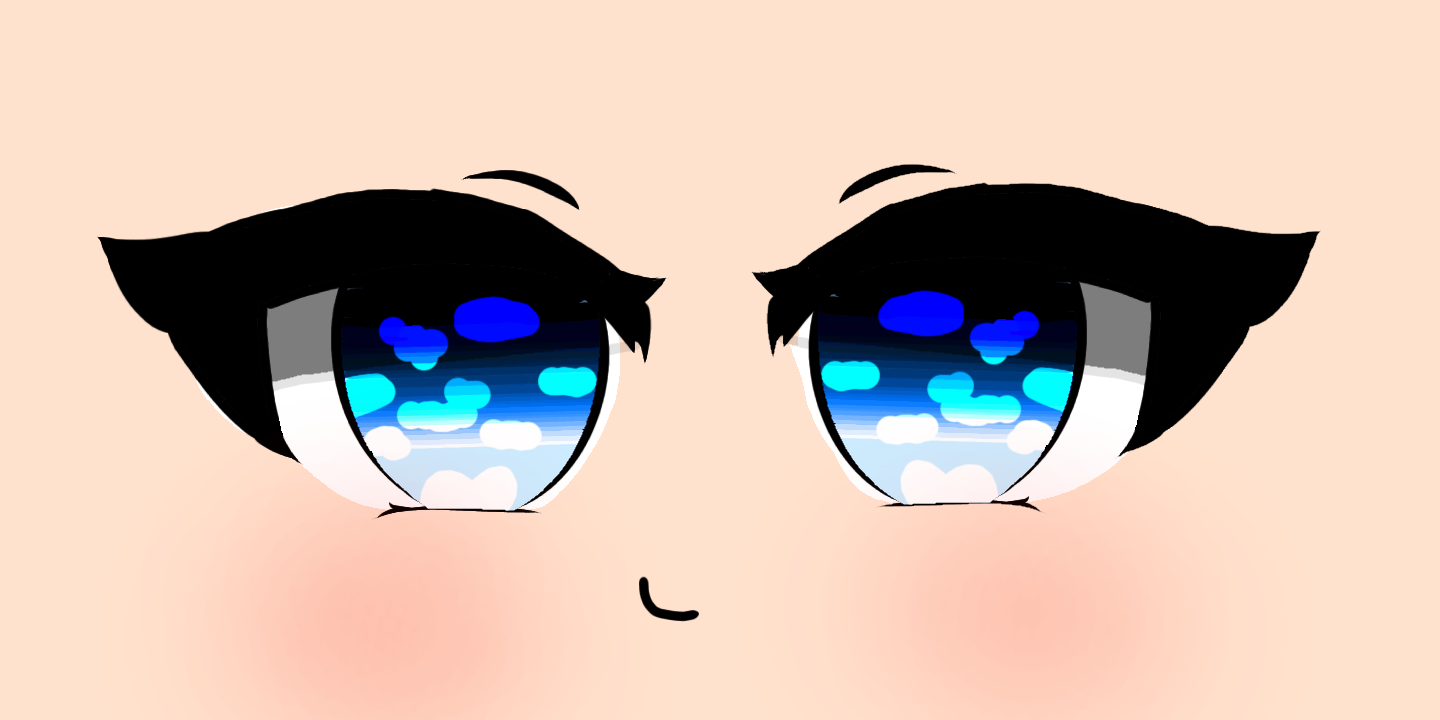 cómo editar ojos gacha - ibisPaint