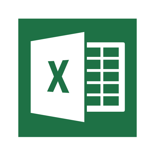 microsoft, office, excel Ikon