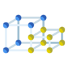 Icona Cubo, telaio, geometria, 3d