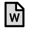 File, word Icon