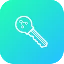 Free Key Bitcoin Access Icon