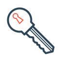 Free Private Key Bitcoin Icon