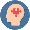 Free Psychology Brainteaser Jigsaw Icon