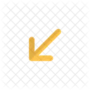 Arrow down left  Icon