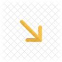 Arrow down right  Icon