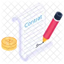 Bitcoin Contract  Icon