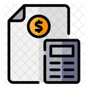 Calculations Calculator Accounting Icon