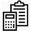 Clipboard Tasks Finance Icon