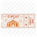 Circus Ticket  Icon