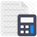 Cost Estimation Tax Calculations Mathematics Icon