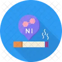 Quit Smoking Toxinbadge Nicotine Free Icon