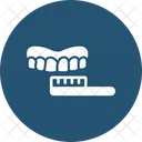 Dental Clean Dental Treatment Toothpaste Icon