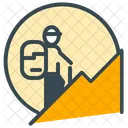 Hiking Adventure Camp Icon