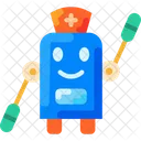 Treatment Design Medical Robot Robot Icon