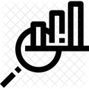 실적 검색분석 막대그래프 아이콘