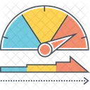 성능 게이지 미터 아이콘