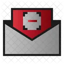 Mail Minus Message Icon