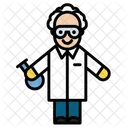 Scientist Avtar Man Icon