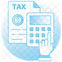 Taxes Instrument Calculator Mathematicians Tool Icon