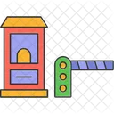 Toll Plaza Toll Booth Toll Barrier Icon