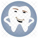 Stylish Dentist Tooth Icon