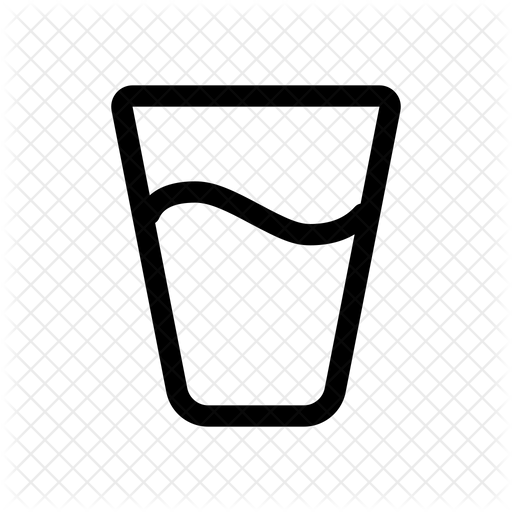 Water cup Icon - Download in Line Style