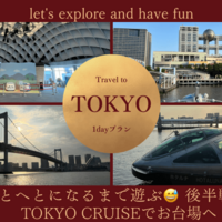 まるまる1日東京観光🗼東京タワー～浅草～TOKYO CRUSE～お台場～最後は日本橋へ＊後半戦！