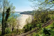 seaside train journey st ives uk best