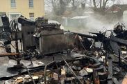 great yarmouth burger van explosion winterton on sea