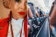 flight attendant dangerous influencer trends babies floor