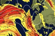 snow maps Eowyn blizzards UK