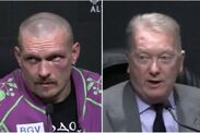 oleksandr usyk frank warren tyson fury