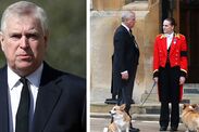 prince andrew refusal to walk corgis 