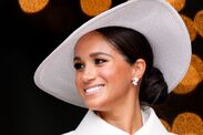 meghan markle chignon bun