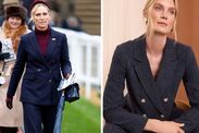 Zara Tindall blue suit 